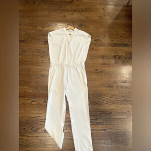 ARITZIA Babaton Donnie Jumpsuit Size XXS in ivory $185 Bloggers Favorite  U0758